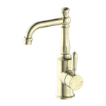 Load image into Gallery viewer, YORK BASIN MIXER WITH METAL LEVER AGED BRASS
