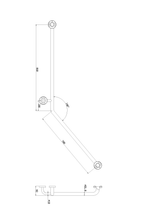 Load image into Gallery viewer, CLASSIC CARE SS304 800X700 140 DEGREES LEFT HAND (CONCEALED FIXING) CHROME