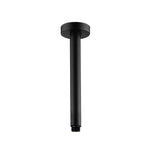 Load image into Gallery viewer, Round Black Ceiling Shower Arm 300mm