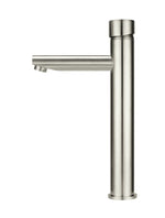 Load image into Gallery viewer, Round Pinless Tall Basin Mixer - PVD Brushed Nickel