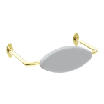 Load image into Gallery viewer, MECCA CARE DDA TOILET BACKREST BRUSHED GOLD