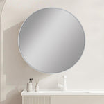 Load image into Gallery viewer, 600mm Brushed Nickel Framed Mirror