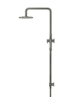 Load image into Gallery viewer, Round Combination Shower Rail, 200mm Rose, Single Function Hand Shower - Shadow