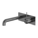 Load image into Gallery viewer, MECCA WALL BASIN/BATH MIXER HANDLE UP 185MM GUN METAL
