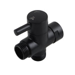 Load image into Gallery viewer, Black Brass Bidet Diverter