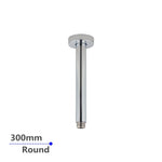Load image into Gallery viewer, Round Chrome Ceiling Shower Arm 300mm