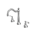 Load image into Gallery viewer, YORK BASIN SET WITH METAL LEVER CHROME