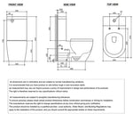 Load image into Gallery viewer, Deluso Rimless Toilet Suite