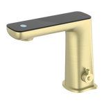 Load image into Gallery viewer, CLAUDIA SENSOR MIXER WITH BLACK TOP DISPLAY BRUSHED GOLD