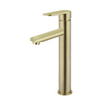 Load image into Gallery viewer, Round Paddle Tall Basin Mixer - PVD Tiger Bronze