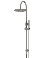 Load image into Gallery viewer, 300mm Round Overhead Shower Set, Single Function Hand Shower - Shadow Gunmetal