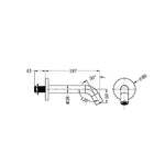 Load image into Gallery viewer, MECCA WALL MOUNT SENSOR TAP 80MM PLATE GUN METAL