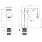 Load image into Gallery viewer, Chrome Basin Mixer