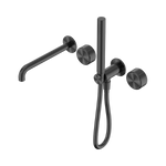 Load image into Gallery viewer, Serenity Progressive Shower System With Spout With Metal Handle And Slim Shower Gun Metal