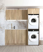 Load image into Gallery viewer, Laundry Kit 1960C Byron/Bondi Natural Oak with Pure White Top