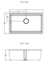 Load image into Gallery viewer, NEOROC TASK Working Station SGL UC? SINK, Matt White,750