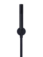 Load image into Gallery viewer, Round Hand Shower on Fixed Bracket - Matte Black