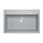 Load image into Gallery viewer, Concrete Grey Carysil Waltz 780 Granite Single Bowl Stone Kitchen Sink 780*510*220mm