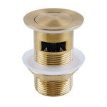 Load image into Gallery viewer, 32/40mm Brushed Brass Basin Pop Up Waste with Overflow(Brass)