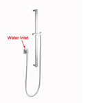 Load image into Gallery viewer, Square Brushed Nickel Hand Shower Rail without Handheld Shower(Stainless Steel Hose)