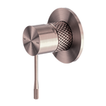 Load image into Gallery viewer, OPAL SHOWER MIXER 80MM PLATE BRUSHED BRONZE