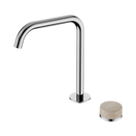 Load image into Gallery viewer, Serenity Progressive Bath/Kitchen Mixer Edge Spout With Rome Travertine Handle Chrome