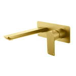 Load image into Gallery viewer, VOG Series Brushed Brass Wall Mixer With Spout(color up)