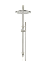 Load image into Gallery viewer, Round Combination Shower Rail, 300mm Rose, Single Function Hand Shower - Brushed Nickel