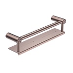Load image into Gallery viewer, MECCA CARE 25MM GRAB RAIL WITH SHELF 300MM BRUSHED BRONZE