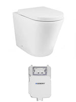 Load image into Gallery viewer, Alzano WF Hurricane Pan With Thick Seat / Geberit Inwall Cistern Set (Push Plate Sold Separately)