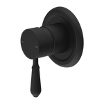 Load image into Gallery viewer, YORK SHOWER MIXER WITH METAL LEVER MATTE BLACK