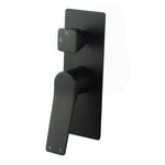 Load image into Gallery viewer, RUSHY Series Square Black Wall Mixer With Diverter