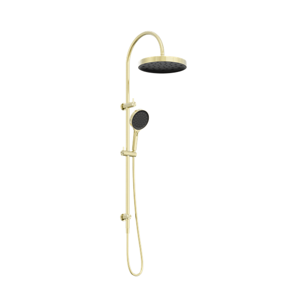 Serenity Twin Shower Brushed Gold