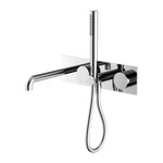 Load image into Gallery viewer, KARA PROGRESSIVE SHOWER SYSTEM WITH SPOUT 230MM CHROME