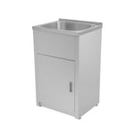 Load image into Gallery viewer, TRADITIONELL 30 LITER LAUNDRY TUB & CABINET-WHITE