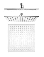 Load image into Gallery viewer, Square Chrome Brass Shower Head 250mm