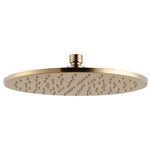Load image into Gallery viewer, Round Brushed Brass Shower Head 250mm(Brass)