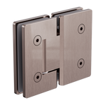 Load image into Gallery viewer, 180 DEGREE GLASS TO GLASS SHOWER HINGE 10MM GLASS BRUSHED BRONZE