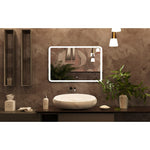 Load image into Gallery viewer, Belbagno Rectangular LED Bathroom Wall Mirror
