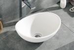 Load image into Gallery viewer, 420*340*130 White matte Cast Solid Surface Basin