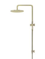 Load image into Gallery viewer, Round Combination Shower Rail, 300mm Rose, Single Function Hand Shower - PVD Tiger Bronze