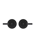 Load image into Gallery viewer, Round Quarter Turn Wall Top Assemblies - Matte Black