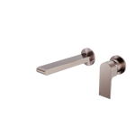 Load image into Gallery viewer, BIANCA WALL BASIN/BATH MIXER SEPARATE BACK PLATE 187MM BRUSHED BRONZE