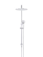 Load image into Gallery viewer, Round Combination Shower Rail 300mm Rose, Three Function Hand Shower - Chrome
