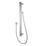 Load image into Gallery viewer, Square Chrome Sliding Shower Rail without Handheld Shower(PVC Hose)