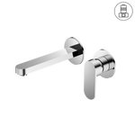 Load image into Gallery viewer, ECCO WALL BASIN/BATH MIXER SEPARATE BACK PLATE CHROME