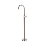 Load image into Gallery viewer, MECCA FREESTANDING BATH MIXER BRUSHED NICKEL