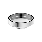 Load image into Gallery viewer, 130MM ROUND TILE INSERT FLOOR WASTE 80MM OUTLET CHROME