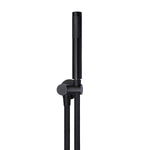 Load image into Gallery viewer, Round Hand Shower on Swivel Bracket - Matte Black