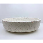 Load image into Gallery viewer, 460*350*125 Oval Above Counter Basin Helia Petite - White Terrazzo (Pink Aggregate)